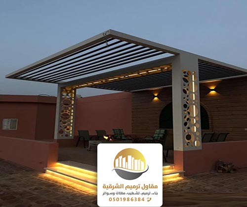 برجولات خشبية