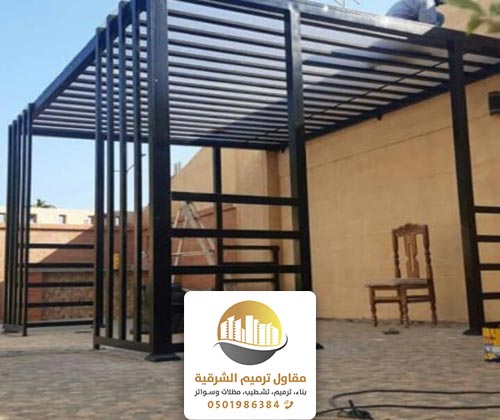 برجولات خشبية للأسطح الخبر