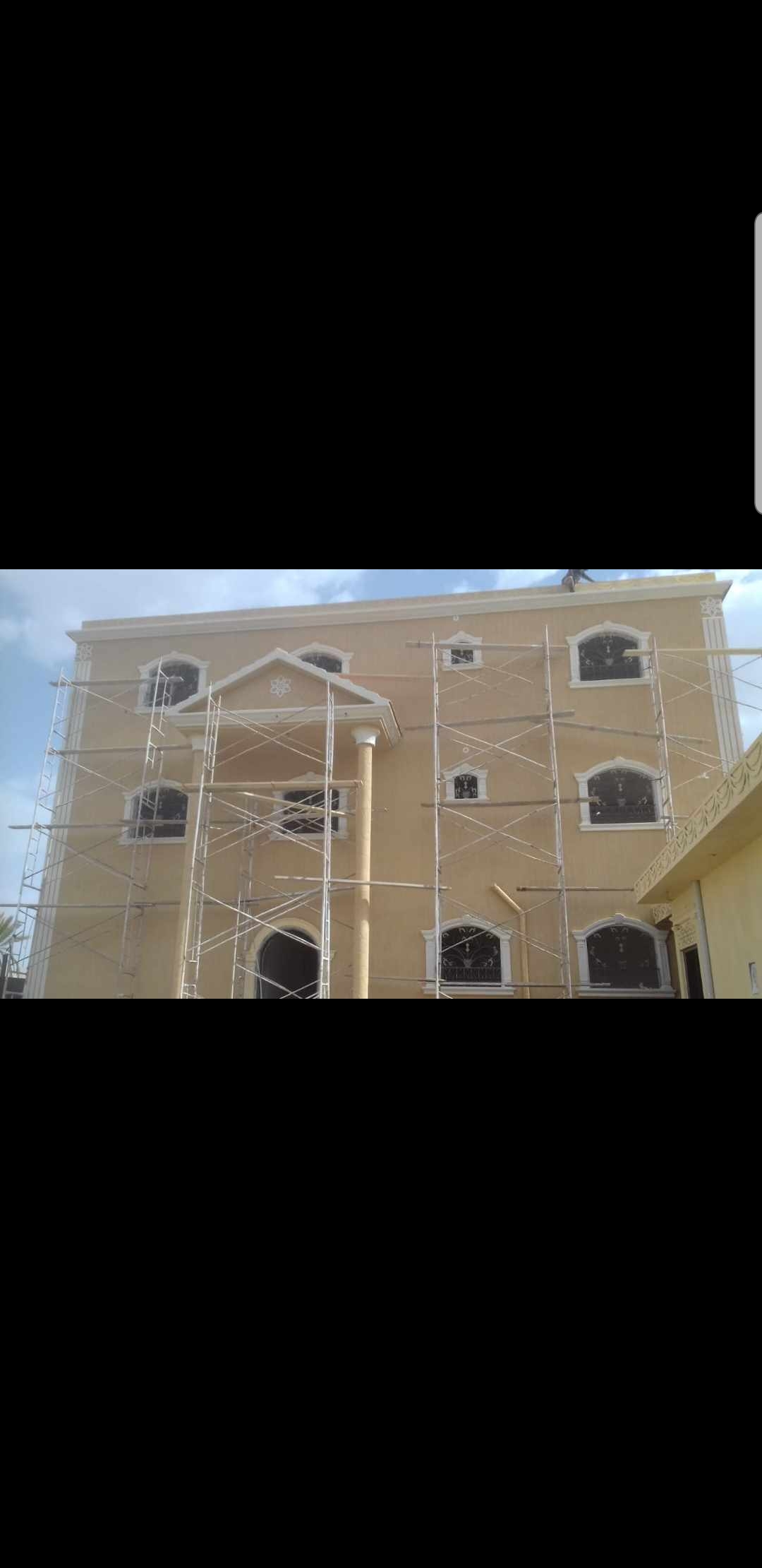 من اعمالنا صبغ واجهات بروفايل 