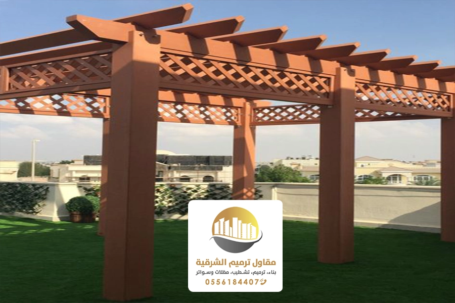 تركيب برجولات خشب الدمام ت: 0559002951 برجولات خشب مودرن الخبر